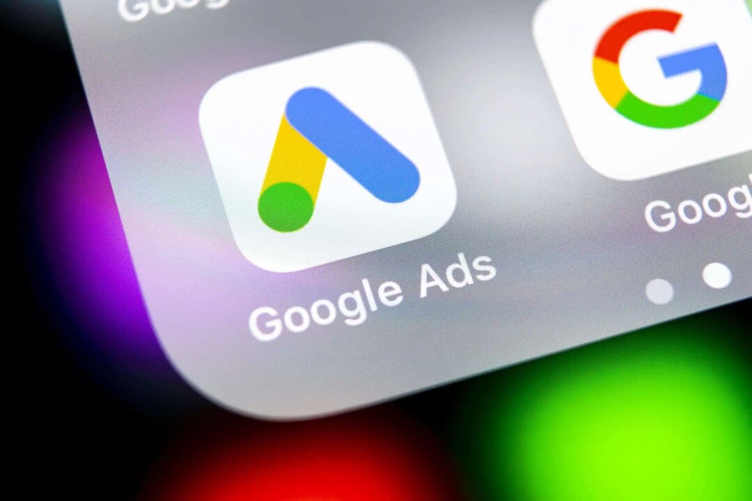 A close-up of the Google Ads icon on a smartphone home screen